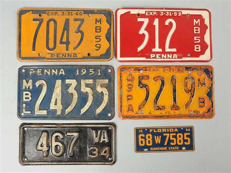 What Are The Rules For Antique License Plates - Antique Poster