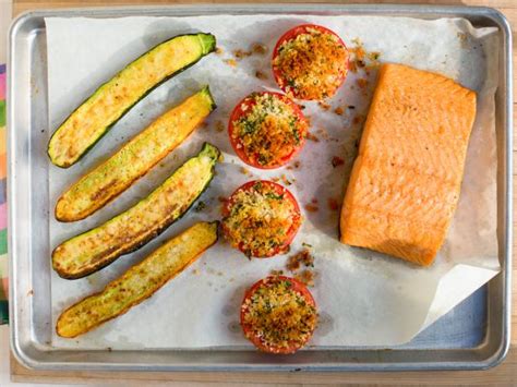 Tv dinners from the '70s libbyland dinnerslibbyland dinners, the first commercially successful kiddie version of the tv dinner, debuted in 1971. Salmon and Zucchini Sheet Pan Dinner Recipe | Food Network ...