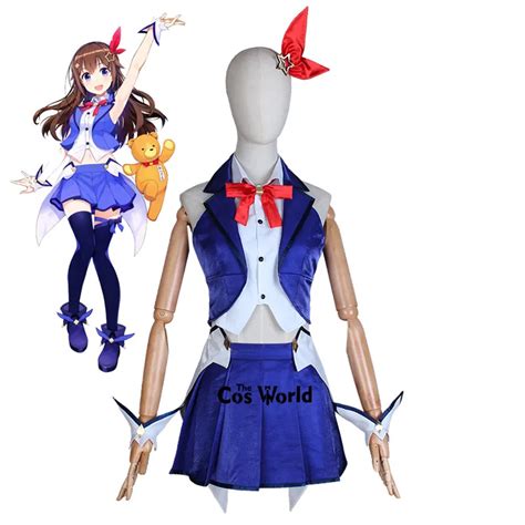 Youtuber Vtuber Hololive Tokino Sora Idol Dress Uniform Outfit