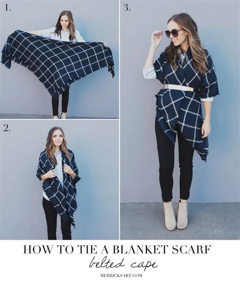 13 ways to wear your blanket scarf pretty designs