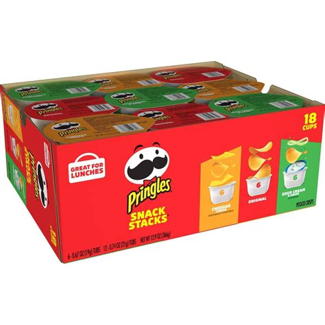 Pringles Variety Pack Potato Crisps Chips Nutrition And Ingredients