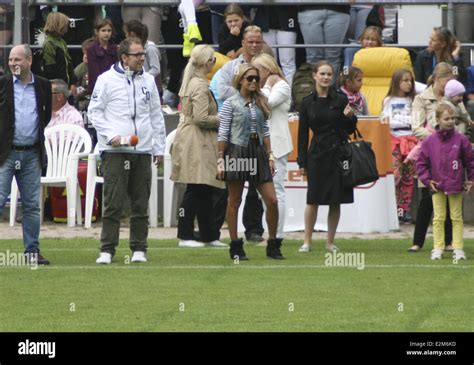 Sylvie Van Der Vaart And Son Damian At Kicken Mit Herz Charity Soccer