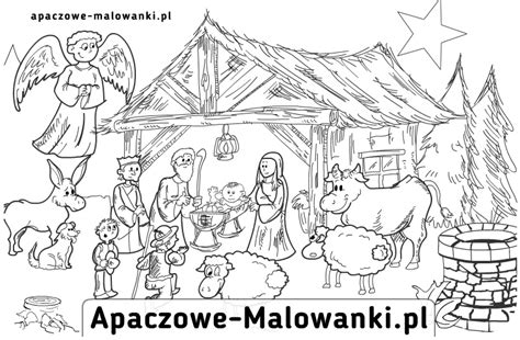 Maybe you would like to learn more about one of these? Malowanka Szopka Bożonarodzeniowa do Druku - Apaczowe ...