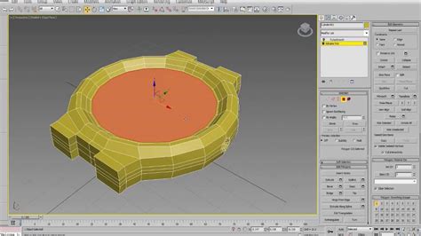 3ds Max Modeling Tutorial Editable Poly To Construct A Watch Model 1