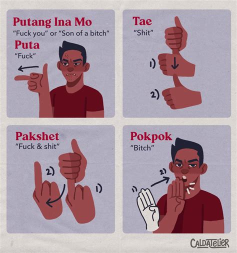 this deaf artist illustrated curse words in filipino sign language hot sex picture