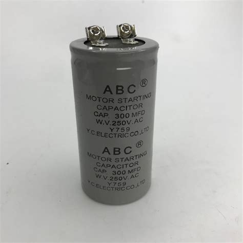 Motor Starting Capacitor 300uf 250vac Gray Furniture And Home Living