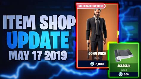 Fortnite john wick reaper skin (image: Fortnite Item Shop Update *JOHN WICK SKIN!* [17.05.2019 ...