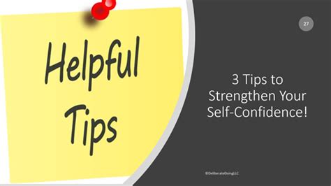 Grow Your Self Confidence Deliberate Doing Llc