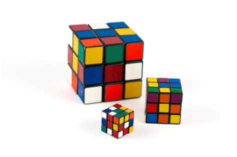 Rubik Cubes In Different Sizes Stock Photo Download Image Now Istock