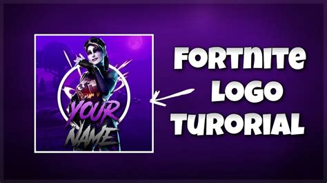 How To Make A Fortnite Logo Youtube Otosection