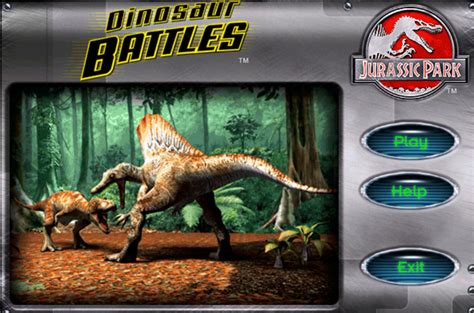 Jurassic Park Dinosaur Battles Old Games Download