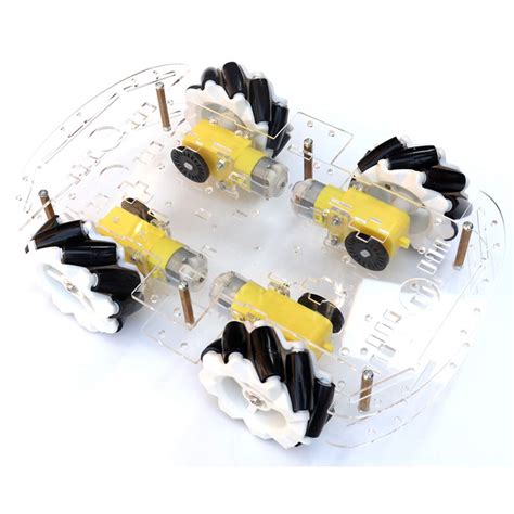 Buy EMOZNY Mecanum Wheel Robot Kit WD Omnidirectional Wheels Smart Robot Car Chassis Kit Online