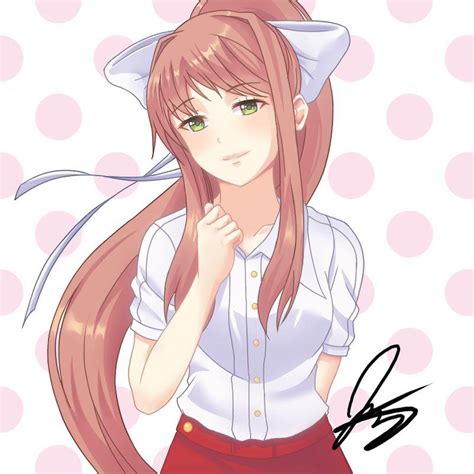 Monika In A Casual Outfit 💚💚💚 By Skydoesblue On Deviantart Rddlc