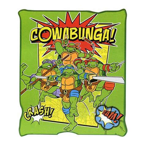 Teenage Mutant Ninja Turtles Cowabunga Throw Blanket