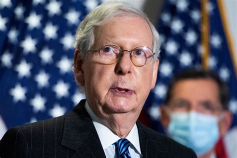 Protests for impeachment are on! Mitch McConnell Bruising, Bandage Photos Prompt Health ...