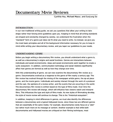 Movie reviews reading and writing opinions in french full package. FREE 9+ Film Review Templates in MS Word | PDF