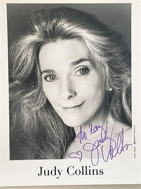 Judy Collins Signed Photo Estatesales Org