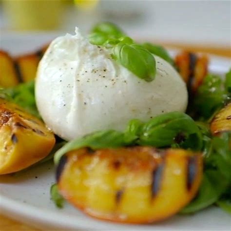 As well as lorraine's introduction, golden rules. Grilled Peach, Burrata and Basil Salad with Dijon Dressing ...