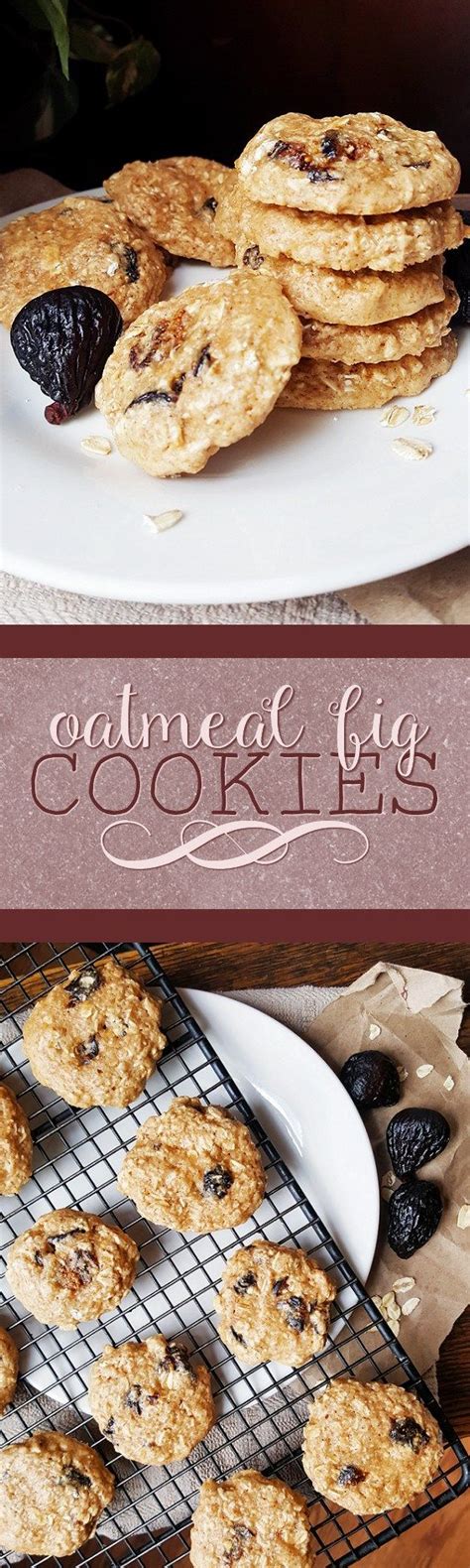 You can also swap out the coconut oil for butter. Oatmeal Fig Cookies | Fig cookies, Cookie healthy low ...