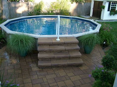 Top 17 Diy Above Ground Pool Ideas On A Budget Small Backyard Pools Above Ground Pool