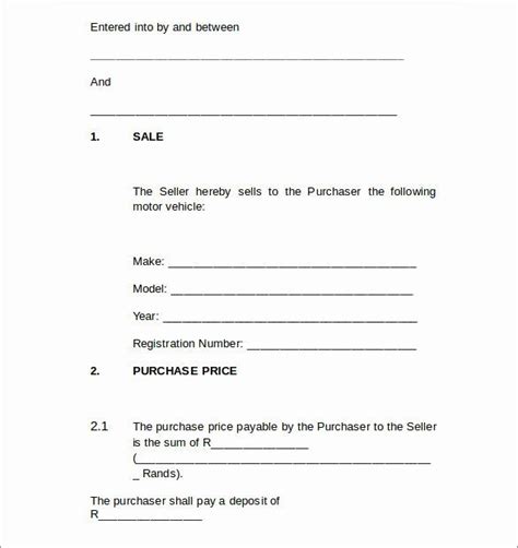 The subfolder contains a selection of templates to cover specific sets of circumstances, including share sales with or without the transfer of debtors and creditors, with or. Vehicle Purchase Agreement Template Luxury Sample ...