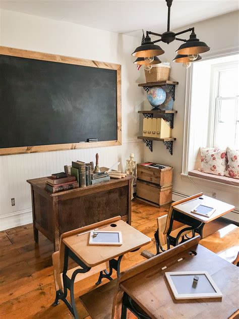 I Turned Our Homeschool Room Into A One Room Schoolhouse Complete With