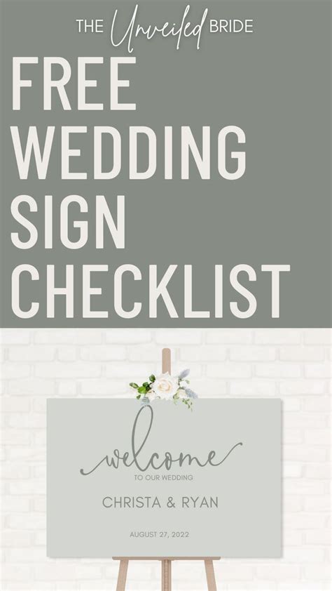 27 Types Of Wedding Signs To Consider For Your Big Day Artofit