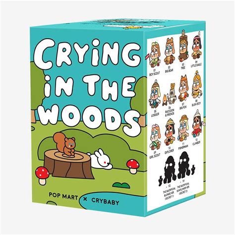 Pop Mart Crybaby Crying In The Woods Series Blind Box Single Pop