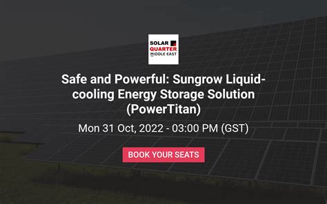 Safe And Powerful Sungrow Liquid Cooling Energy Storage Solution