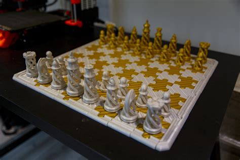 Printed This Amazing Chess Set Thanks To A Previous Post Video Links