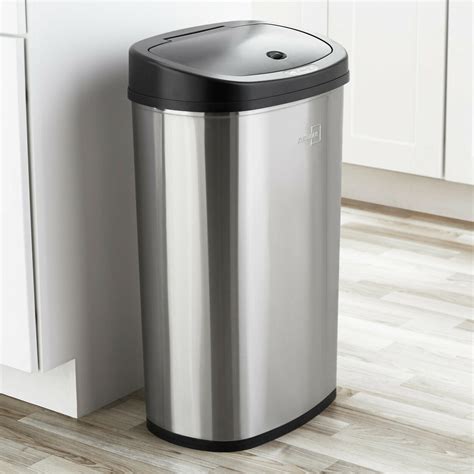 Kitchen Trash Can 132 Gallon Stainless Steel