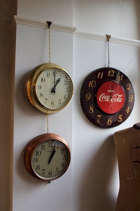 Clock synonyms, clock pronunciation, clock translation, english dictionary definition of clock. Antiques Atlas - Factory / Shop Clock In Brass By Magneta ...