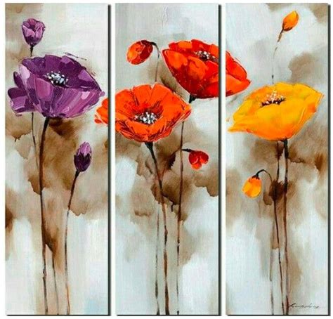 Beautiful Flower Paintings Acrylic Flower Paintings Abstract Flower