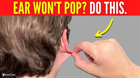 How To Pop Your Ears In Seconds Youtube