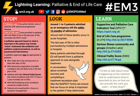 Lightning Learning Palliative And End Of Life Care — Em3