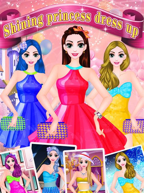 App Shopper: Shining princess dress up - Make up game for ...