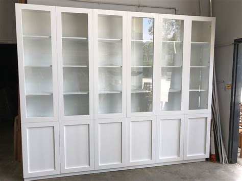 White Painted Vista Wall Unit Bookcase Australian Made Ausfurniture
