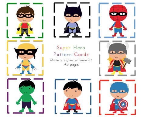 The template is available in five colors: Best 25+ Superhero preschool ideas on Pinterest | Popsicle stick crafts for kids, Superhero ...