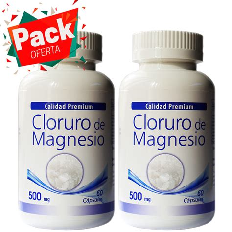 Pack Oferta Cloruro De Magnesio 500 Mg Farmacia Santa Gemita