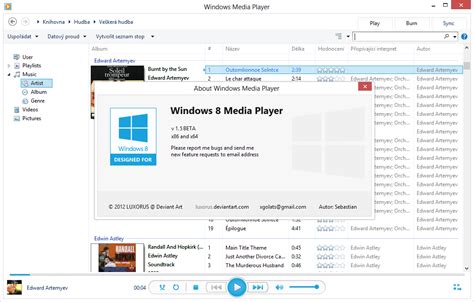 Windows 8 Media Player Skin V 151 Beta 3264 By Luxorus On Deviantart