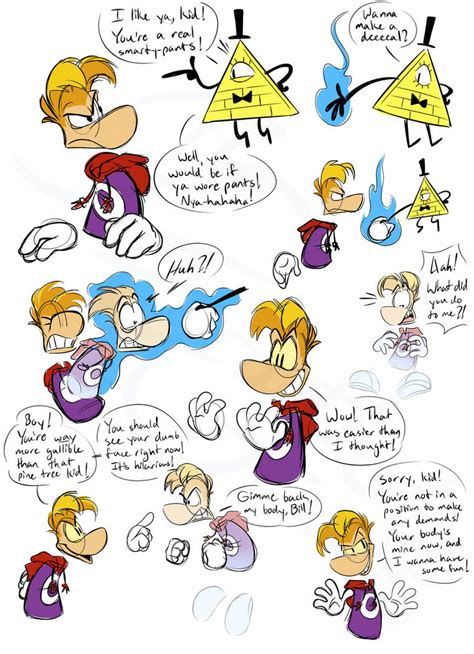 Rayman And Bill By Earthgwee On Deviantart