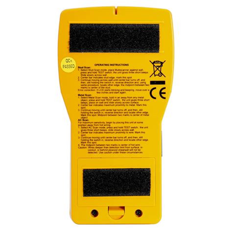 Thanks but this seems very vague and i cant just cut holes in this person to remove it all over. All-Sun TS79 Stud/Metal/AC Detector 3 In 1