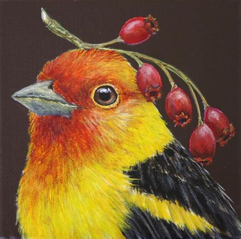 Vicki Sawyer Bird Art Animal Paintings Whimsical Art