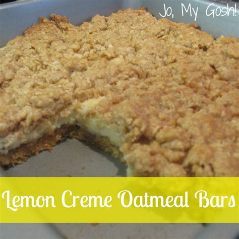 We did not find results for: Jo, My Gosh!: Spring Fling, Day 1: Lemon Creme Oatmeal Bars