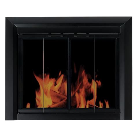 Pleasant Hearth Clairmont Fireplace Screen And Bi Fold Track Free