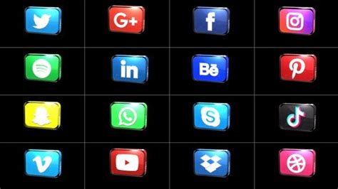17 Beautiful Glossy Social Media Icons Pack V2 By Meshgrid On Envato