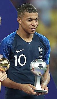 Мбаппе килиан (mbappé kylian) футбол нападающий франция 20.12.1998. Kylian Mbappé - Wikipedija