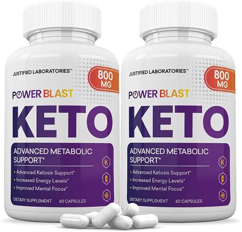 2 Pack Power Blast Keto Pills Includes Apple Cider Vinegar Gobhb Exogenous Ketones