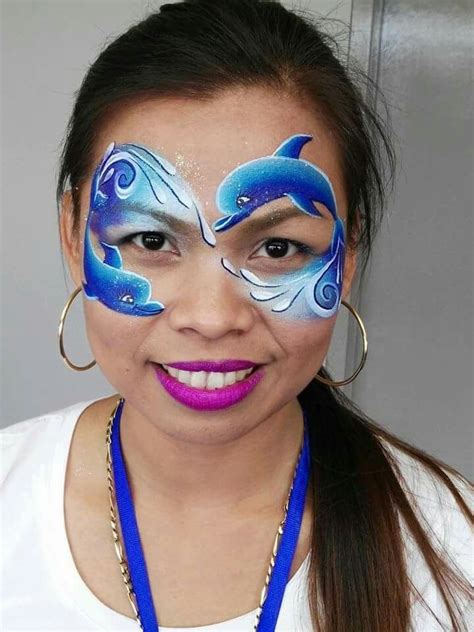 Face Painting Dolphin Arsma