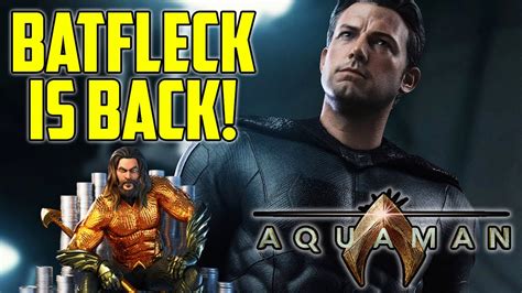 Ben Affleck Batman Returns In Aquaman The Lost Kingdom Youtube